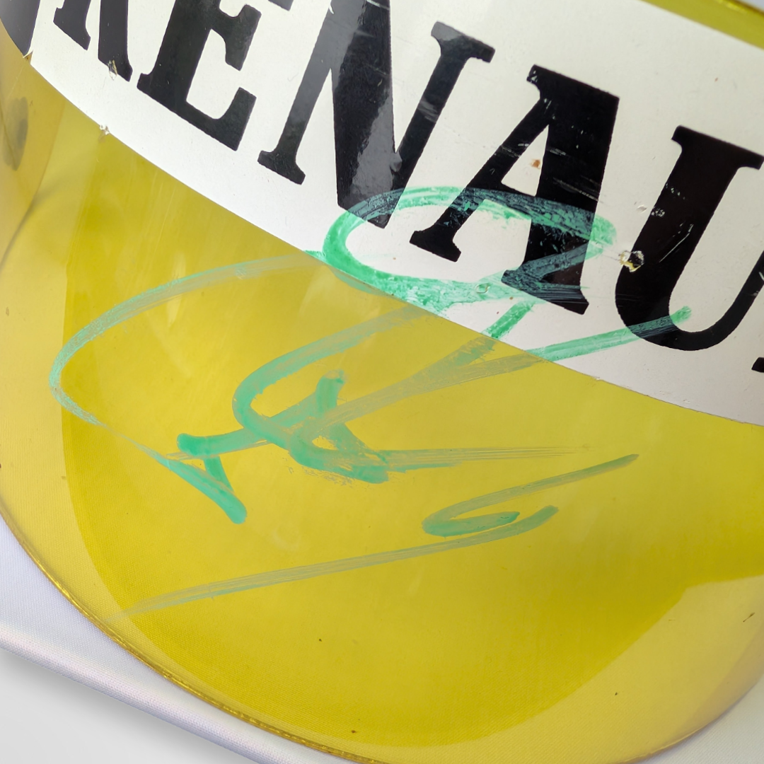 Patrese Aria Helmet Visor 1992 Williams FW14B 4