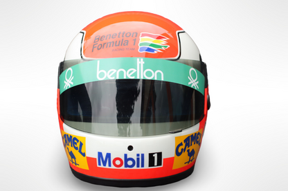 Johnny Herbert 1989 Brazilian GP (F1 debut) - Original Shoei RFG helmet replica - Automobilia Store 