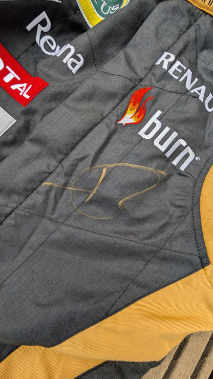 Romain Grosjean Signed 2013 Lotus F1 Team Alpinestars Race Suit