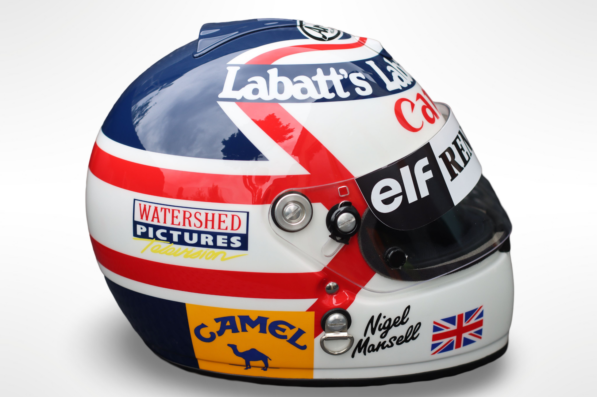 Nigel Mansell 1992 Monaco GP - Original Arai GP3K helmet replica - Automobilia Store