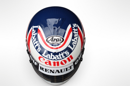 Nigel Mansell 1992 Monaco GP - Original Arai GP3K helmet replica - Automobilia Store