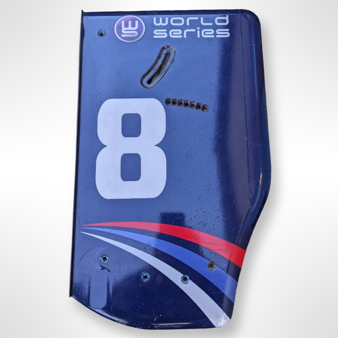 Sebastian Vettel 2007 Rear Wing End Plate - World Series by Renault - Automobilia Store 