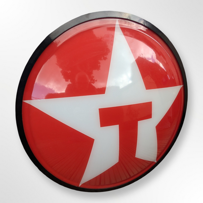 Original Texaco Petrol Station Forecourt Sign - Functioning Lightbox - Automobilia Store 