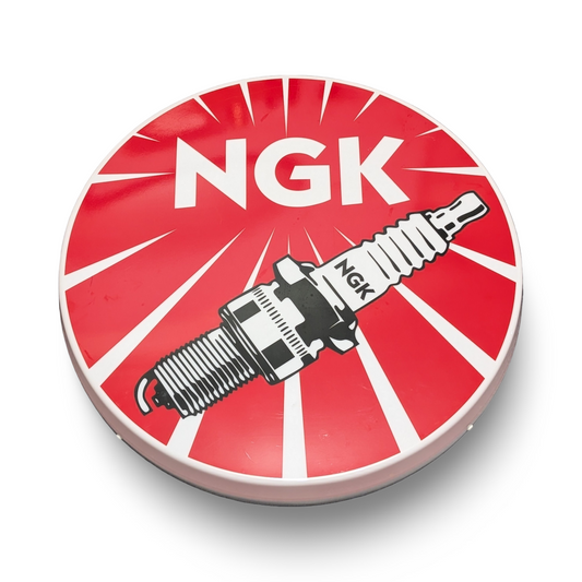 NGK lightbox garage sign