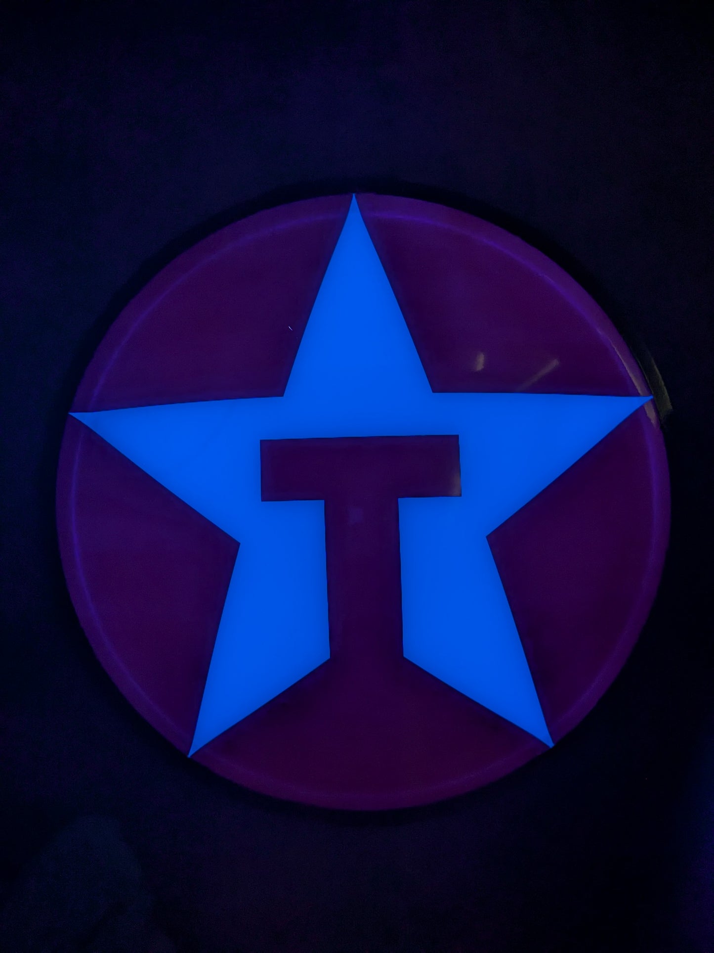 Original Texaco Petrol Station Forecourt Sign - Functioning Lightbox - Automobilia Store 