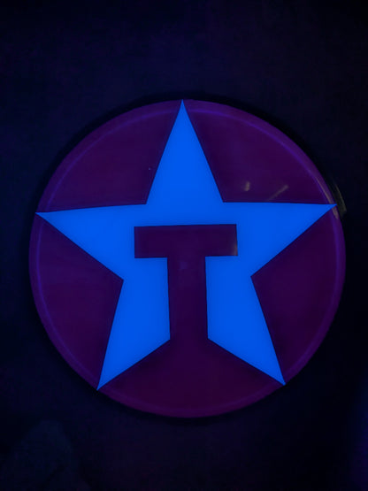 Original Texaco Petrol Station Forecourt Sign - Functioning Lightbox - Automobilia Store 