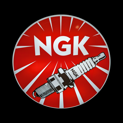 NGK lightbox garage sign
