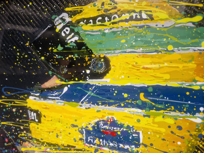 'Preparing for the last dance' - Original carbon fibre artwork - Ayrton Senna 1994 cockpit - Automobilia Store 