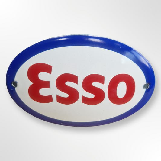 Reproduction genuine enamel sign - Esso