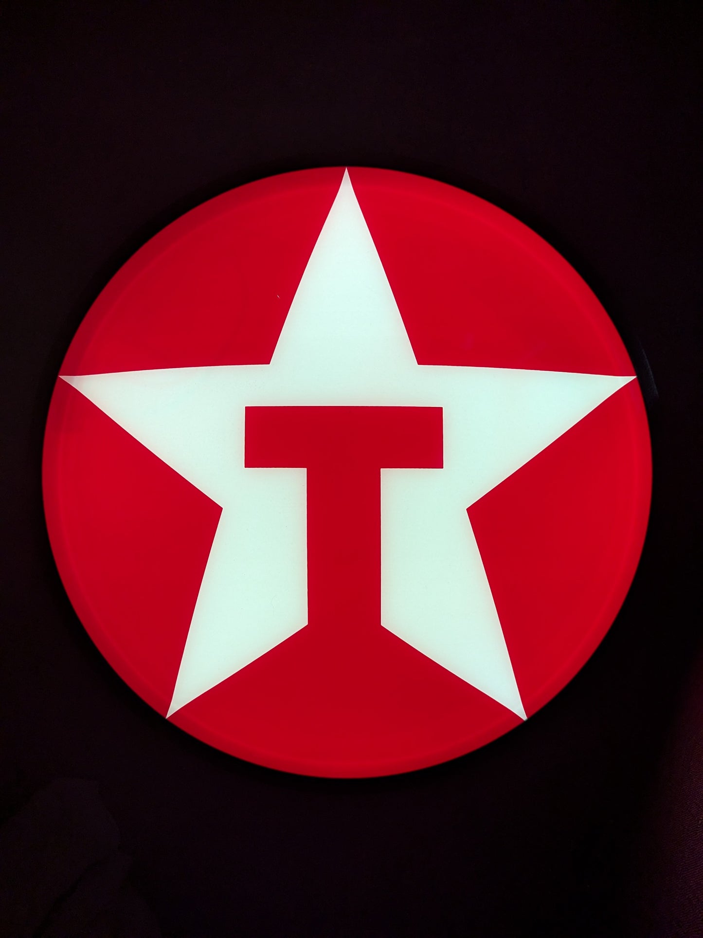 Original Texaco Petrol Station Forecourt Sign - Functioning Lightbox - Automobilia Store 
