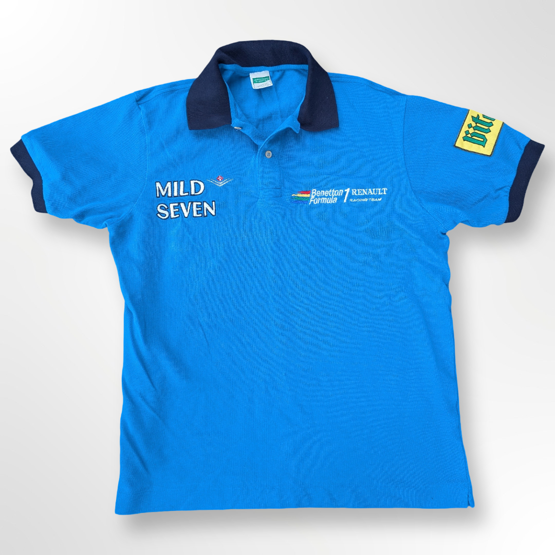 1995 Benetton Renault polo retro F1 merchandise 2